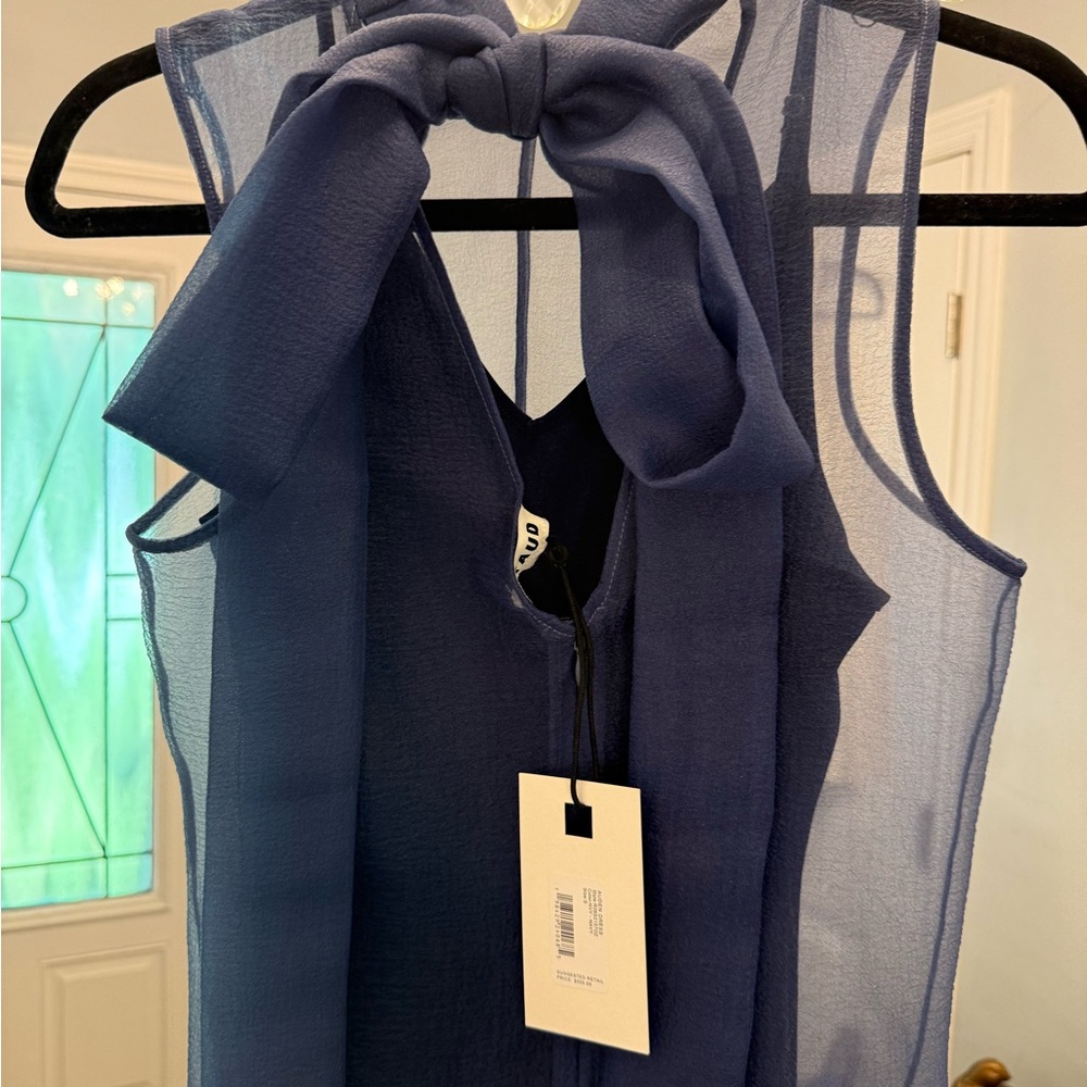 Staud - Auden Dress in Navy - Size Small New with Tags - Picture 4 of 6